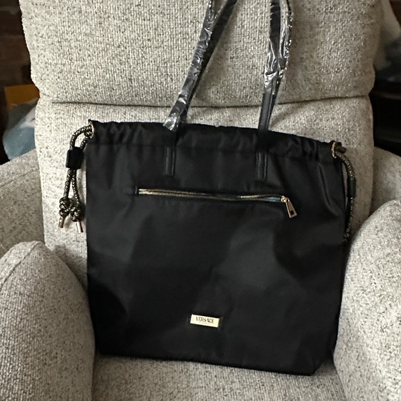 New Versace Fragrances Black Tote Bag